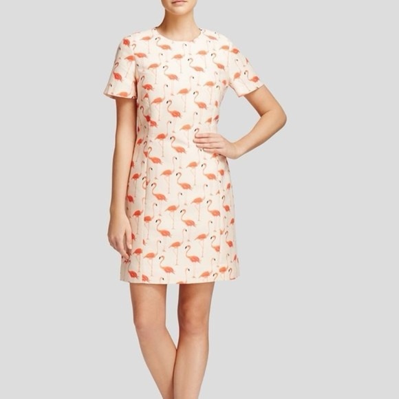 kate spade Dresses & Skirts - EUC Kate Spade Flamingo Shift Dress Short Sleeve